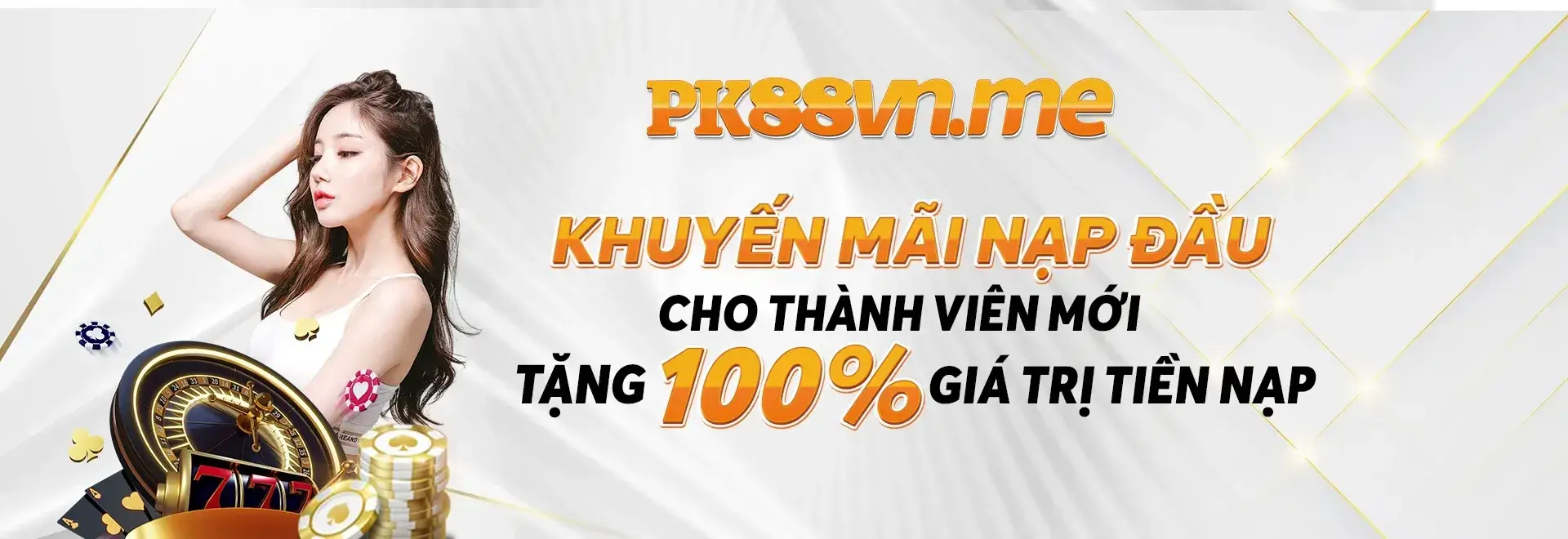 Khuyến mãi nạp đầu tại PK88 100%